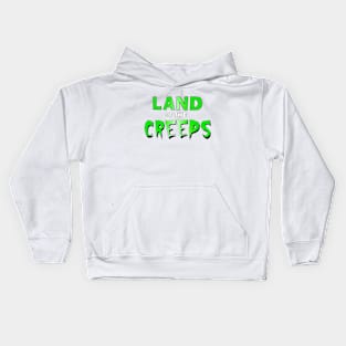 Creepy Logo Font Kids Hoodie